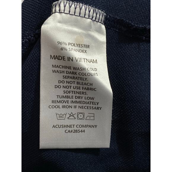 FootJoy Golf Polo Blue 2XL International Match Play Trophy Shirt Performance Fit - Picture 10 of 10